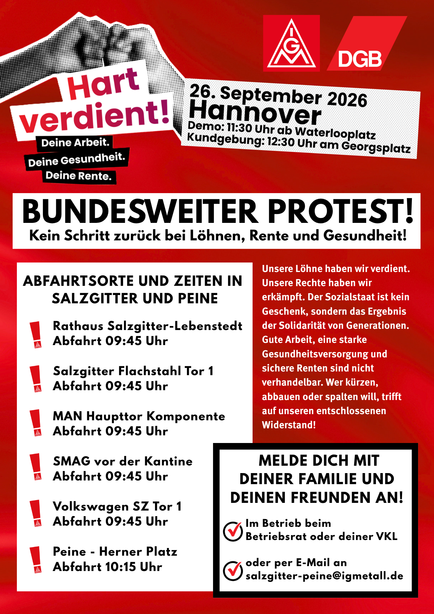 Flyer Aufruf Sozialprotest 26.09.2026