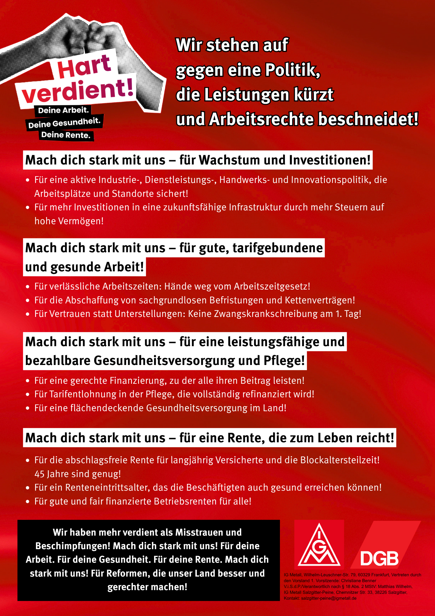 Flyer Aufruf Sozialprotest 26.09.2026