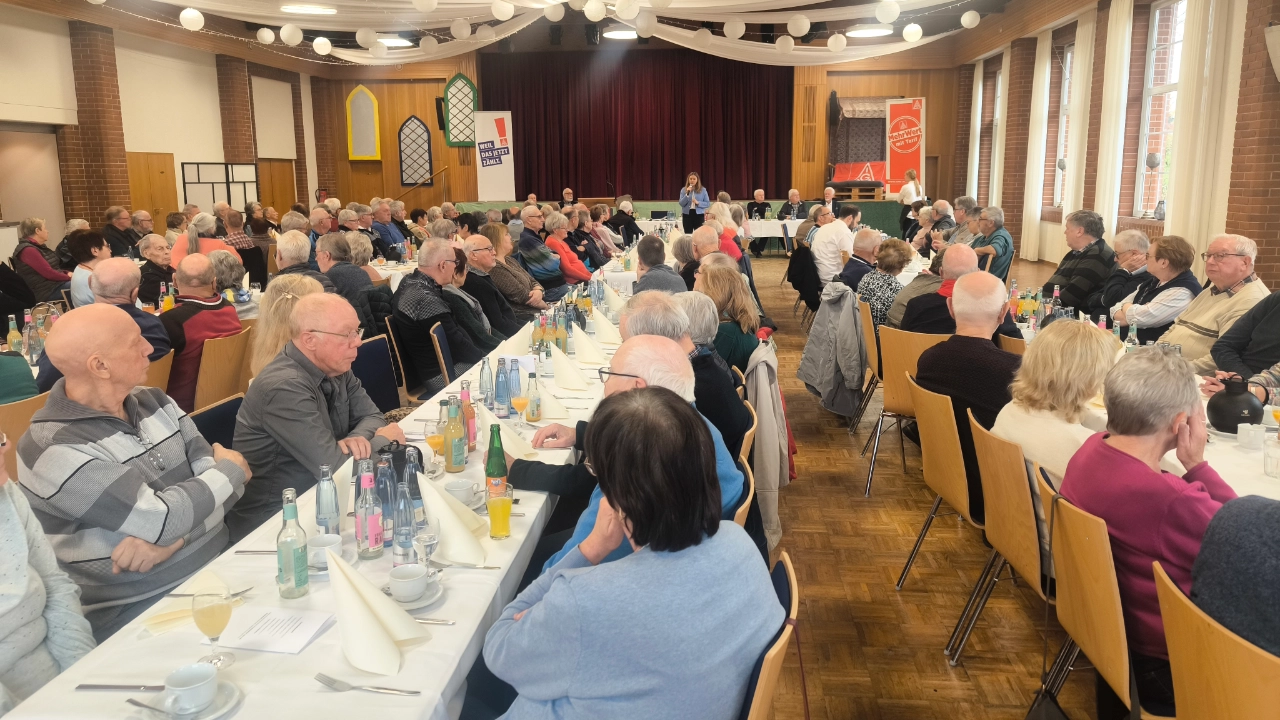 Jahresabschlusstreffen 2025 der IG Metall Senioren/-innen aus der Region Alfeld.