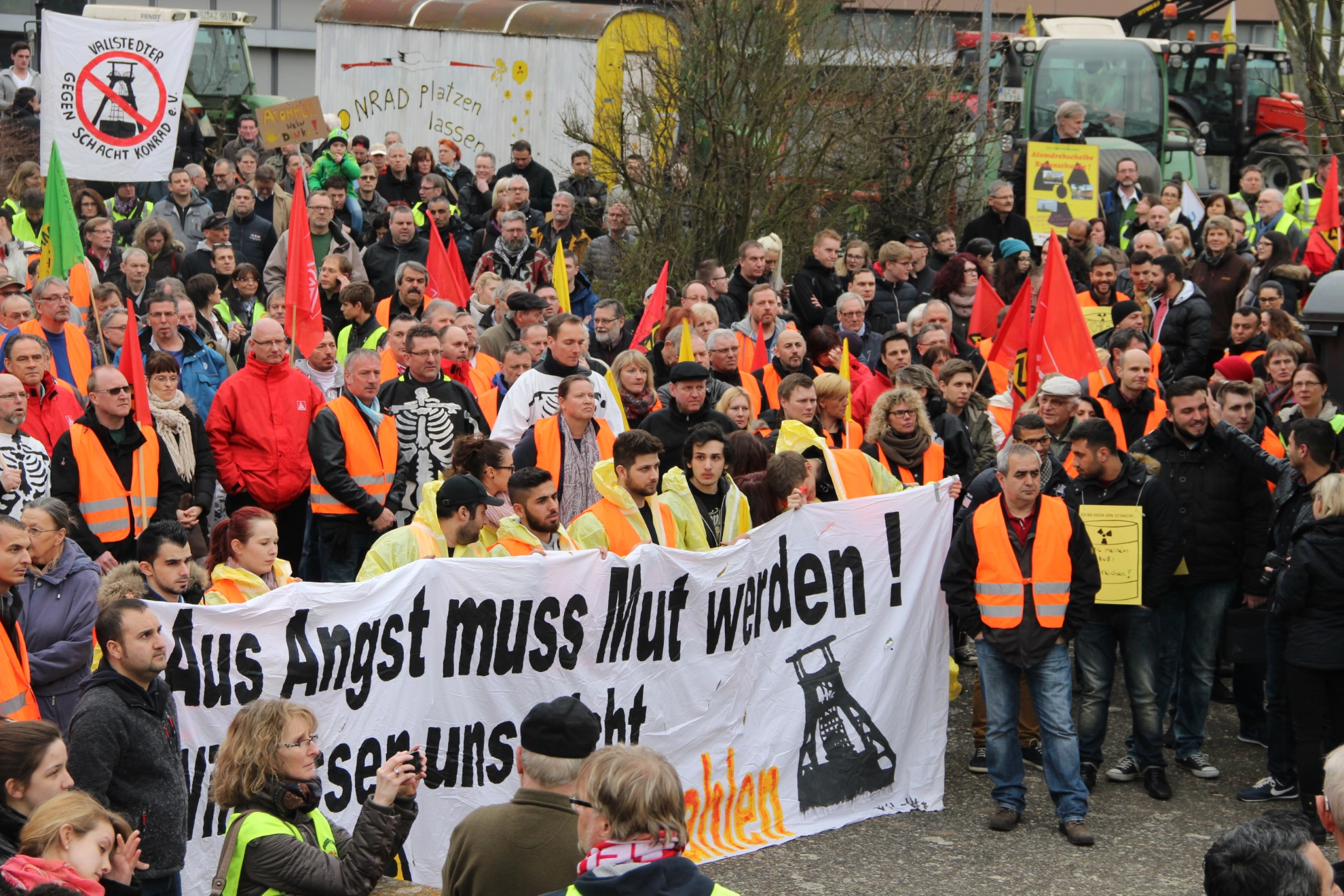Archivfoto Protest gegen Schacht Konrad