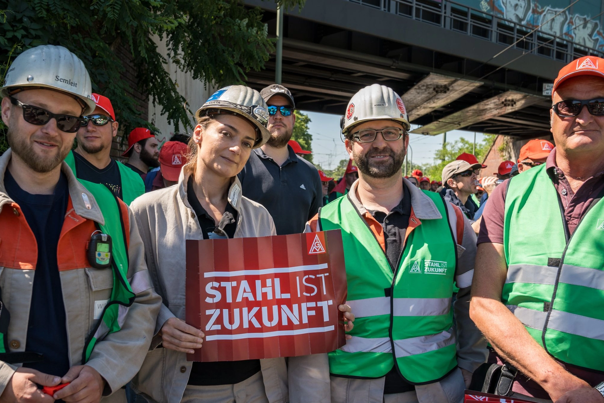 Stahl-Aktionstag am 14.6.2023 in Duisburg