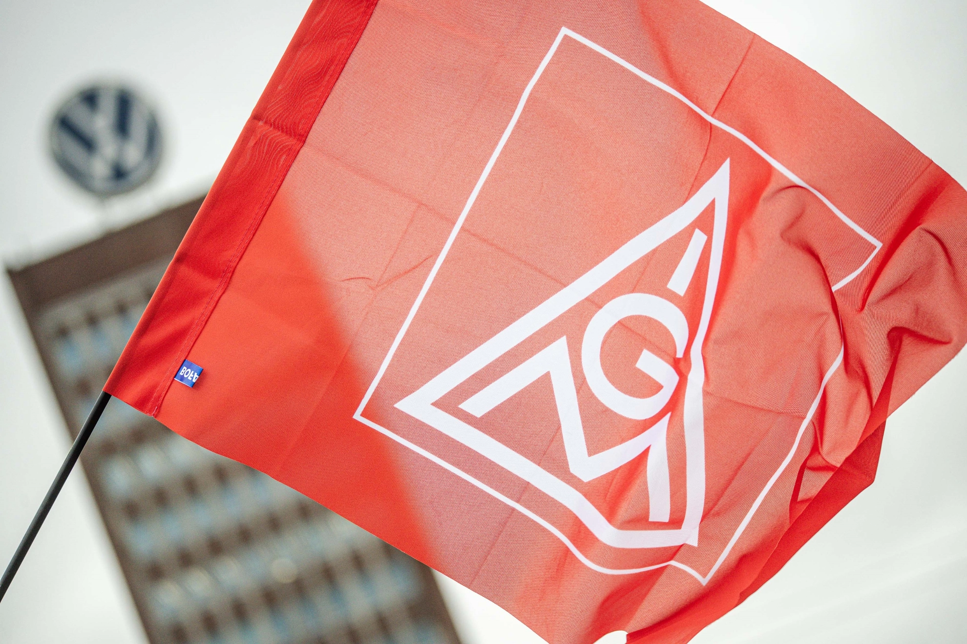 Volkswagen IG Metall Flagge