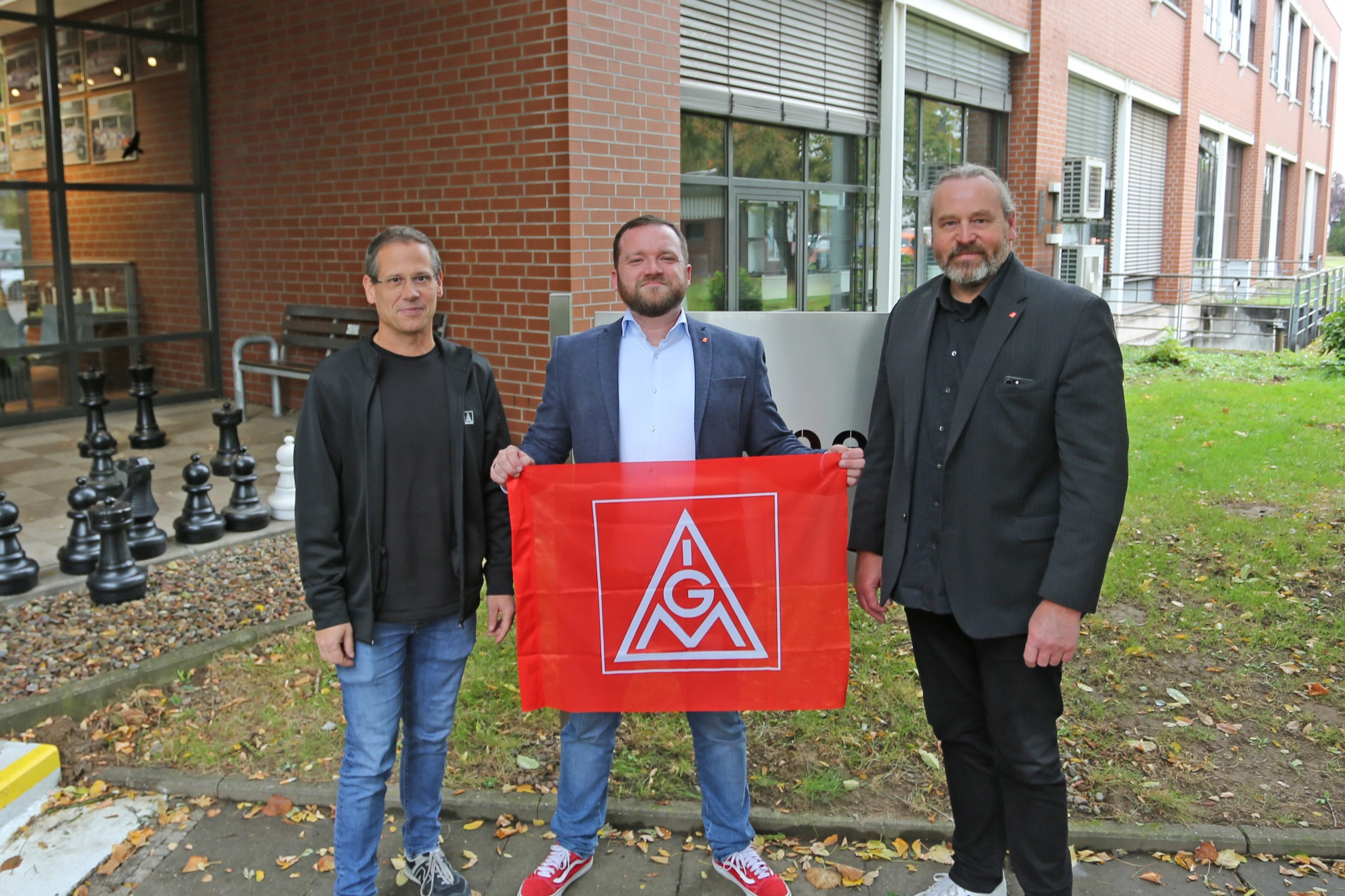 Patrick Harmening, Markus Hulm und Björn Harmening