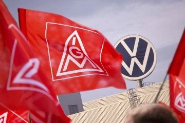Bundesweite Protestaktionen der IG Metall-Vertrauensleute und Betriebsräte im VW-Konzern