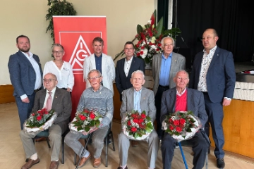 Feierliche Ehrung unserer Jubilare in Salzgitter
