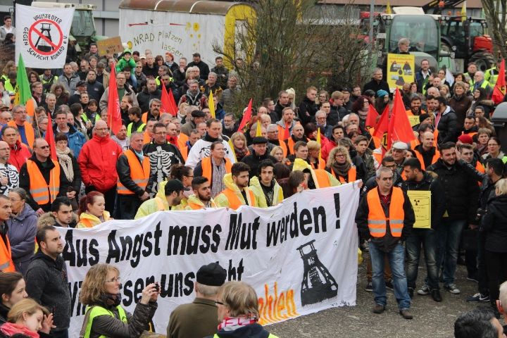 Archivfoto Protest gegen Schacht Konrad