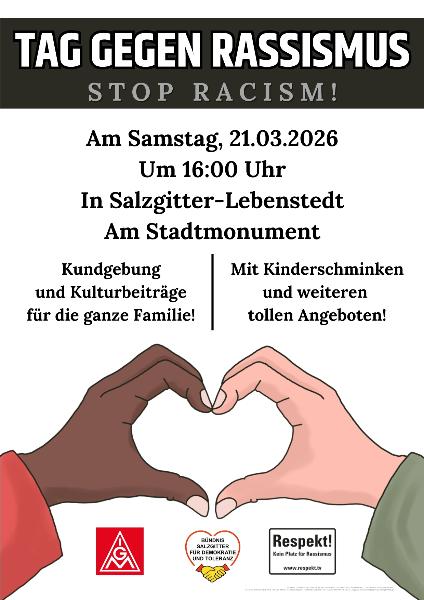 Einladung: Tag gegen Rassismus am 21.03.2026