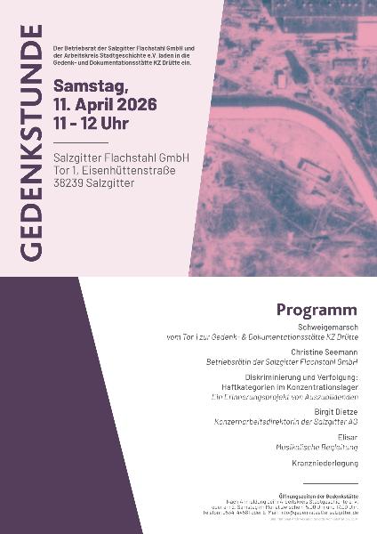 Gedenkstunde KZ Drütte 2026
