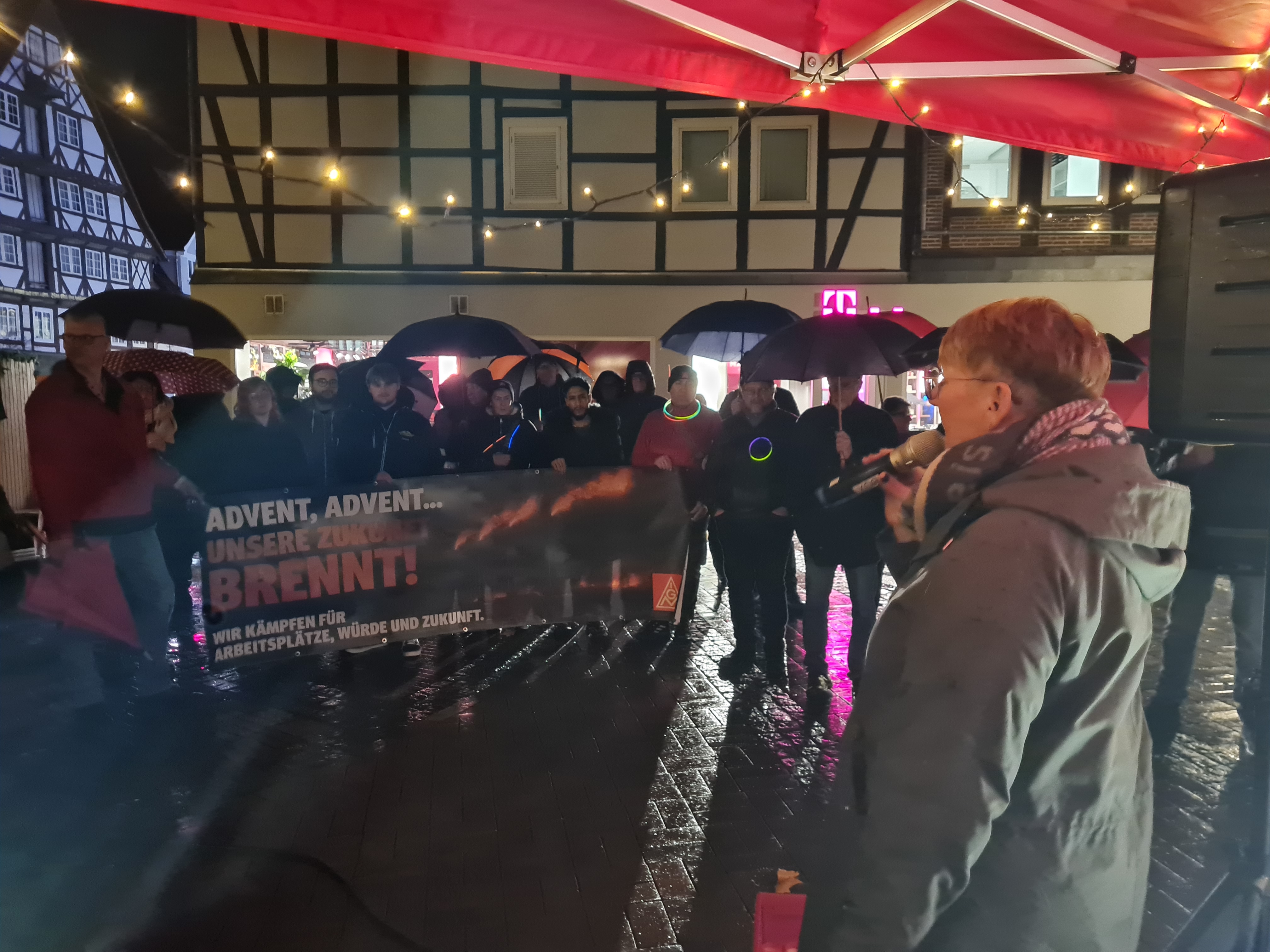 Advent-Kundgebung in Peine